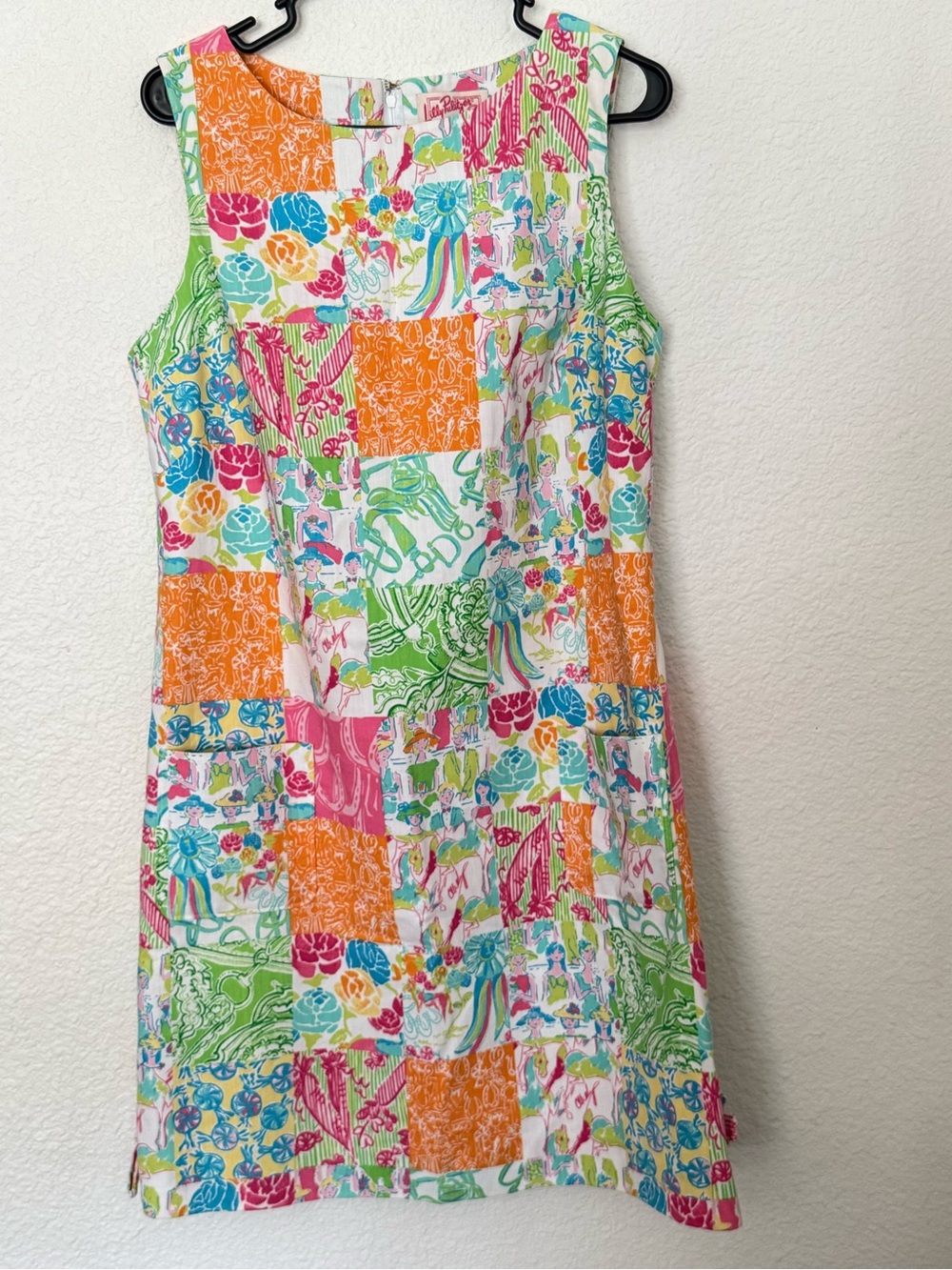Lilly P. Kentucky Derby “Grandstand Patch” Shift dress-12